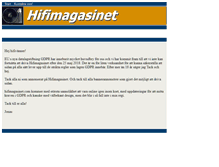 Tablet Screenshot of hifimagasinet.com